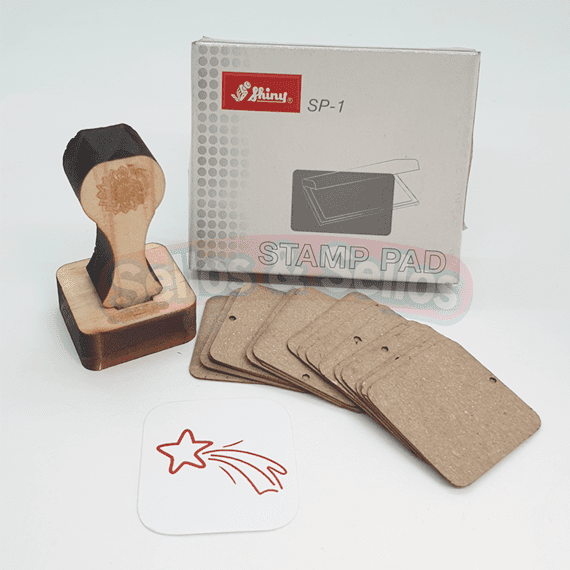 Conjunto de sellos de madera perfecto para proyectos de manualidades y personalización de bolsas. - Sellos y Sellos 