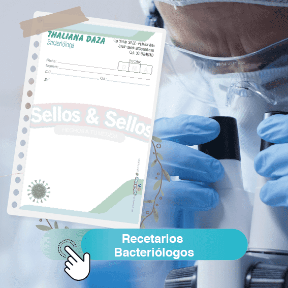 Recetarios Bacteriólogos - Sellos y Sellos 