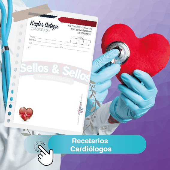 Recetarios Cardiólogos - Sellos y Sellos 