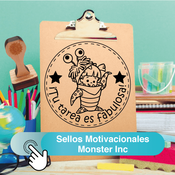 Sellos Motivacionales Monster Inc - Sellos y Sellos 