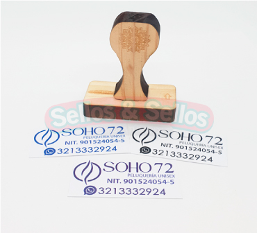 Knorr Prandell - Sello de madera (redondo, diámetro de 3,2 cm