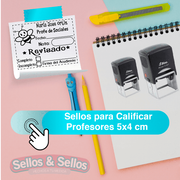 Optimiza la organización en tu aula: sello fechador autoentintable para profesores de primaria. - Sellos y Sellos