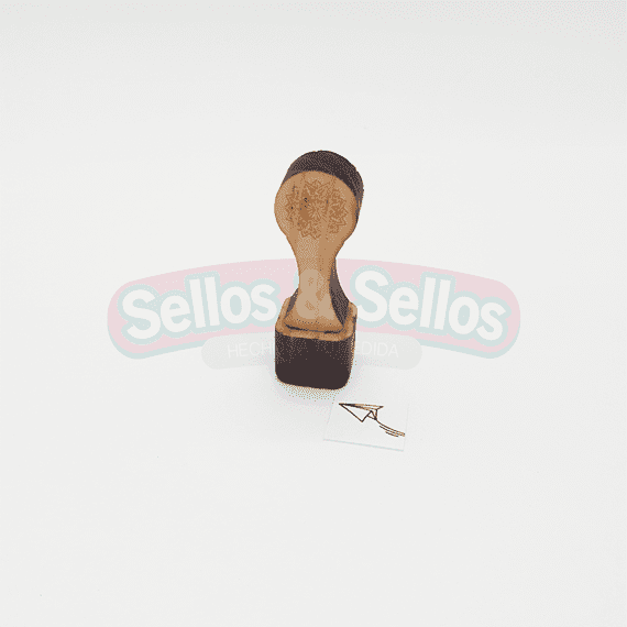 Sello De Madera De Haya Personalizado Para Documentos - 4 Cm De Largo, Ideal Para Organización Y Etiquetado