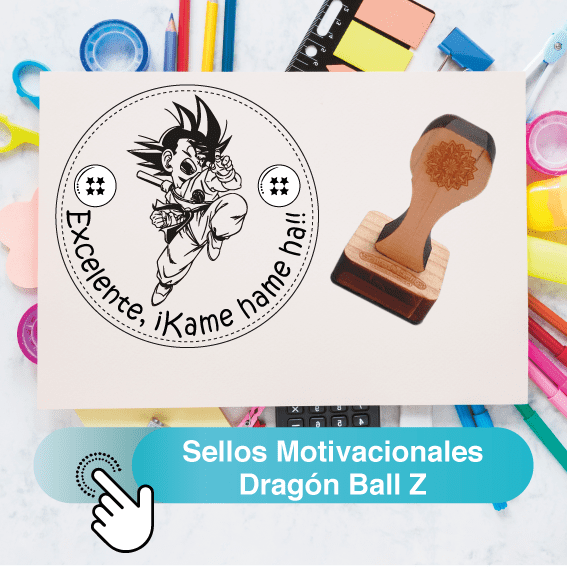 Sellos de Madera Motivacionales Dragón Ball z - Sellos y Sellos