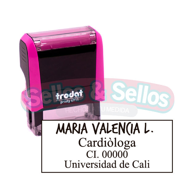 Trodat 4911: Herramienta Esencial para Profesionales de la Cardiología - Sellos y Sellos 